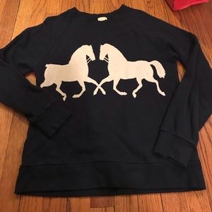 J.Crew Horse sweater S/M